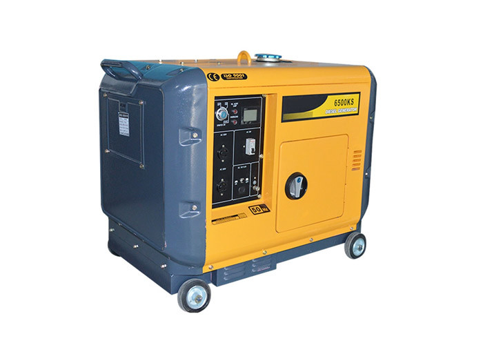 AC 5kva Motor Generator Portable Kecil Diesel Listrik Mulai Dengan