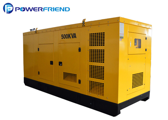 60HZ 500KVA Cummins Generator Listrik Super Silent Generator ISO9001 / ISO14001