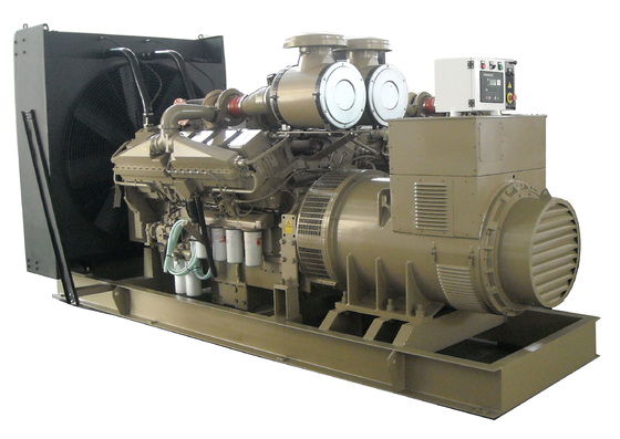 Buka Type 800kw Cummins Diesel Generator Dengan Stamford Alternator