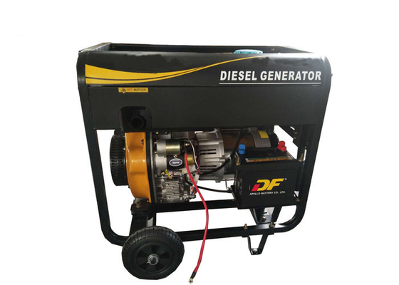 Generator portabel kecil yang kuat 6kw listrik mulai Genset 100% tembaga Alternator