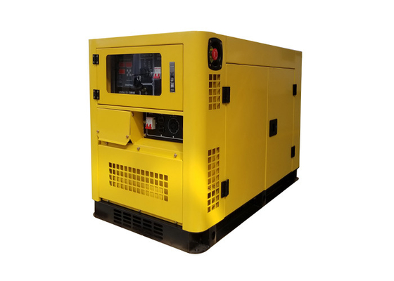 Soundproof 10kw 12.5kva Generator Portabel Kecil, Generator Listrik Bertenaga Diesel