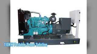 Solusi Tenaga Berpendingin Air Generator Portabel 110KW