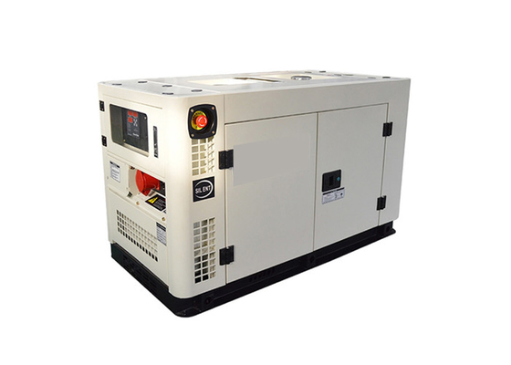Mulai Listrik 10kw Air Cooled 10 Kva Generator Set Diam Mudah Perawatan