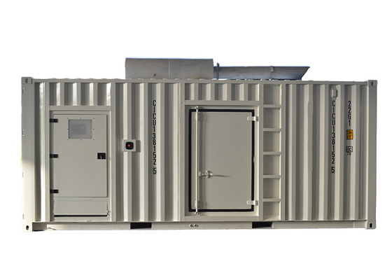Container 1000kva Diesel Silent Generator Set 800kw 20GP Dengan Mesin Cummins