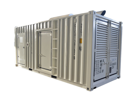 Container 1000kva Diesel Silent Generator Set 800kw 20GP Dengan Mesin Cummins