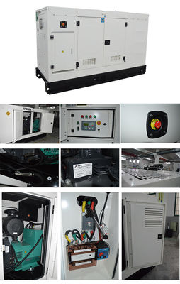 6.25 KVA Generator Silent Set dengan Delixi circuit breaker dan 8 jam waktu berjalan pada beban penuh untuk Whisper Quiet Power Supply