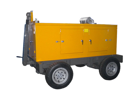 Trailer Tipe Silent Generator 64kw 80kva Cummins Diesel Bergerak Dengan Roda