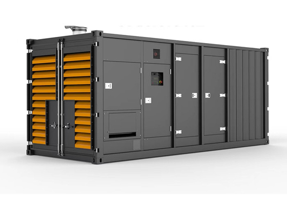 800KW KTA38 Kontainer Tipe Genset Cummins Power Generator Dengan Mesin KTA38- G5