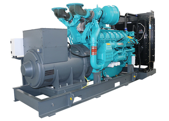 3 Fase pendingin air Perkins Generator Diesel Listrik Genset Daya Utama 1250KVA 1000KW