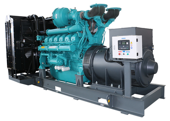Jenis Kontainer Perkins Diesel Generator Set / Genset 1200kw 1500kva Air Dingin