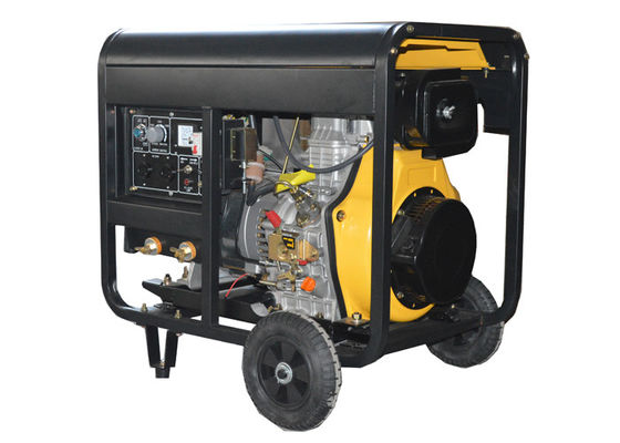 Generator Portabel Kecil dengan Tingkat Daya 10KVA Output 5Kw dan Tingkat Kebisingan 50-65 DB untuk Penggunaan Industri dan Luar Ruangan