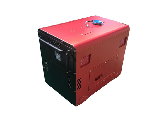 AC 7.5kva Motor Small Portable Generator, Red Diesel Diesel Powered Generator