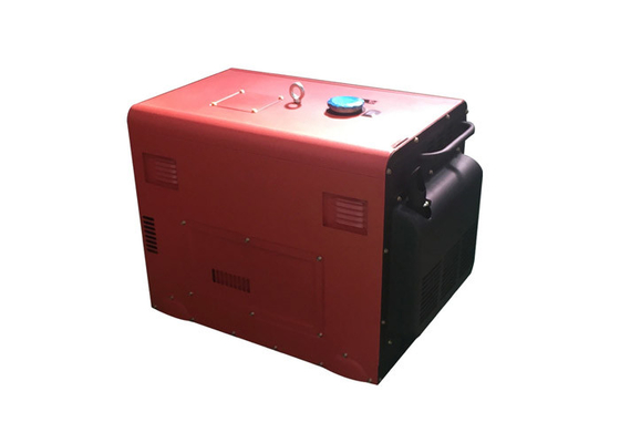 AC Single Phase Soundproof Diesel Generator 5kva 5kw Dengan ATS, Perawatan Mudah