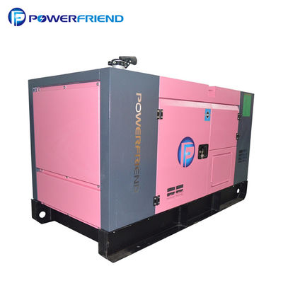 100KW Power Output Generator Silent Set dengan Desain Air-dingin untuk Whisper Silent Power Supply