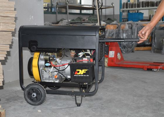 Generator portabel kecil 10KVA dengan 2-3 outlet AC dan 170F(E)/178F(E)/186FA(E) Model mesin untuk pasokan listrik yang andal