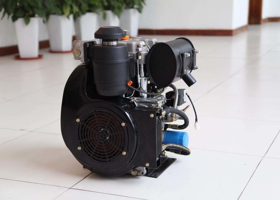 Genset diesel dua silinder berpendingin udara 20HP 14KW 292F dijual filipina