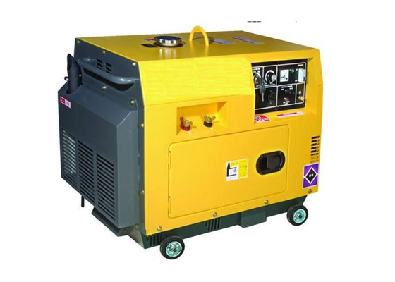 Fase tunggal listrik diesel generator portabel set 220v 5kva Untuk Rumah